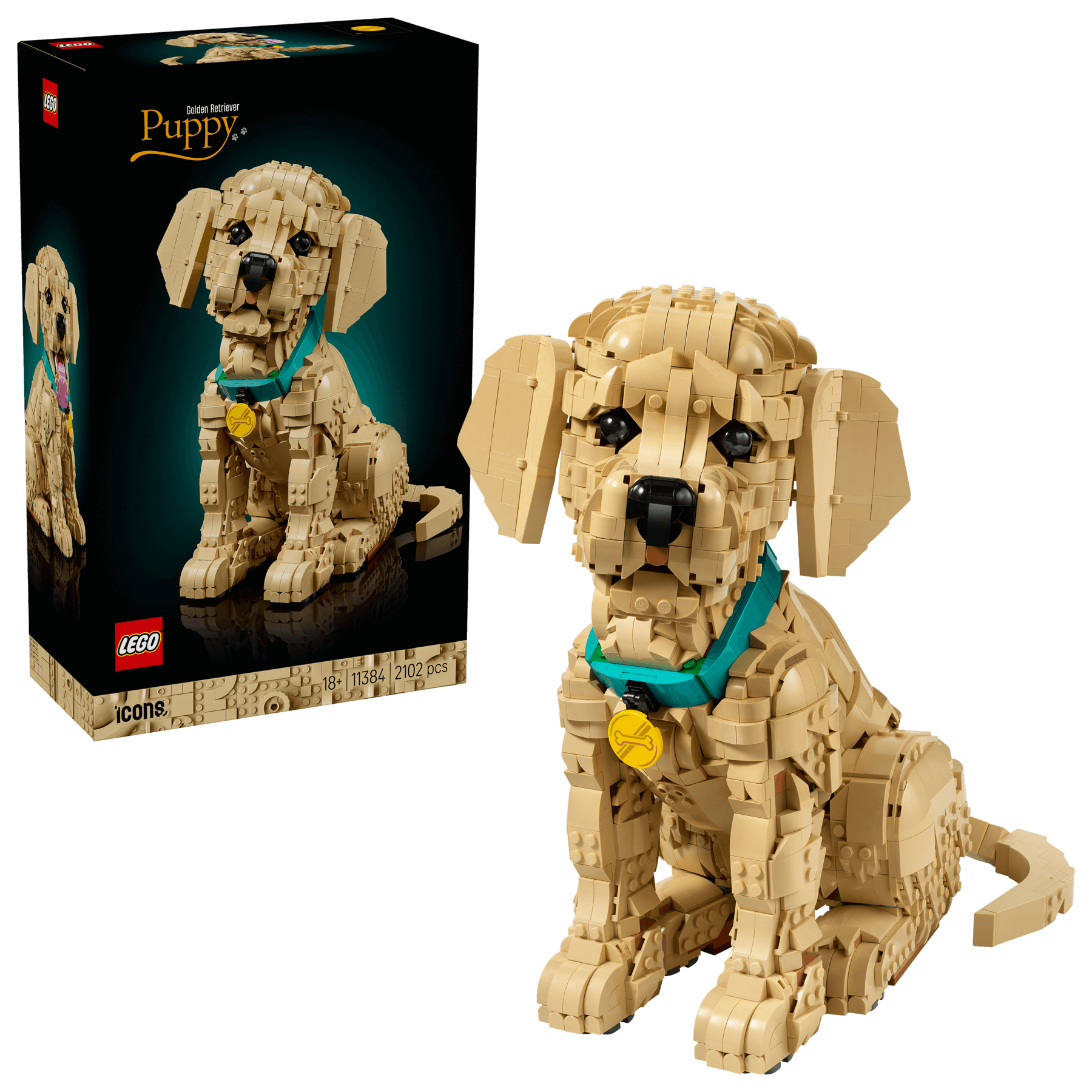 LEGO Icons 11384 Golden Retriever Puppy