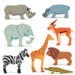 Tender Leaf Safari Zebra Wooden Figurine