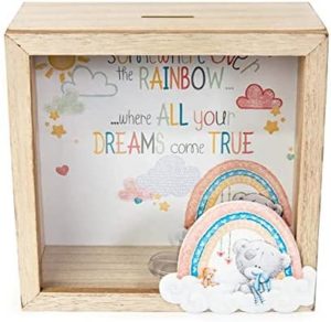 Tiny Tatty Teddy Bear Rainbow Money Box