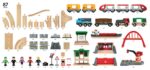 Brio 33052 Deluxe Railway Set 87 pcs w/Storage Box