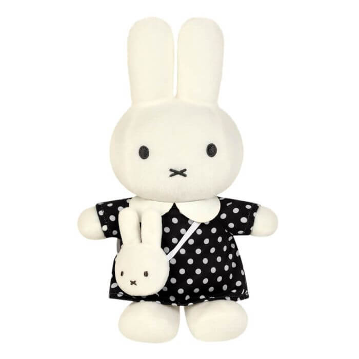 Miffy Plush Black Dot Dress with Miffy Bag Miffy Plush Black Dot Dress with Miffy Bag