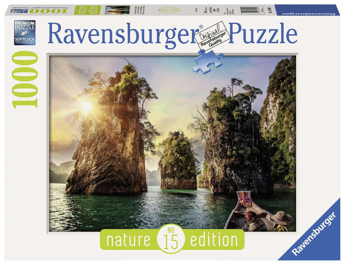 Ravensburger Three Rocks In Cheow, Thailand Puzzle 1000pc