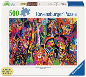 Ravensburger Jeweled Jungle XL Format Puzzle 500pc
