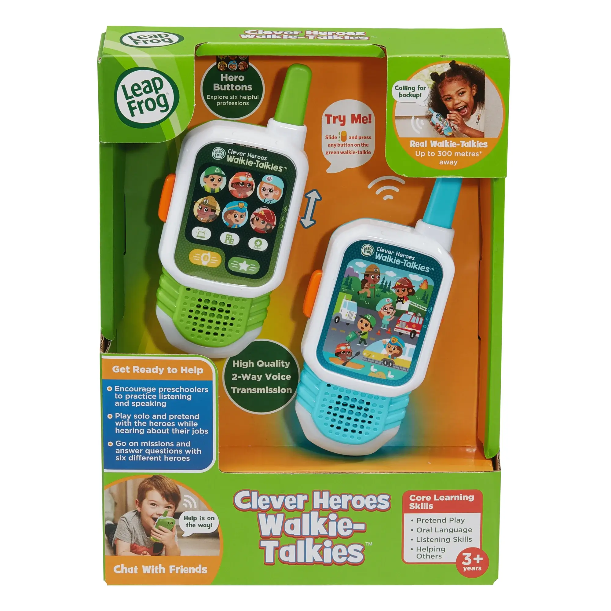 Leap Frog Clever Heroes Walkie-Talkies