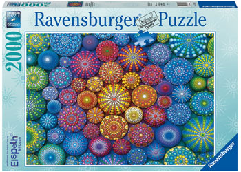 Ravensburger Radiating Rainbow Mandalas 2000pc Puzzle