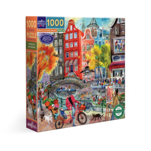 eeBoo Artists in Amsterdam Puzzle 1000pc