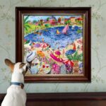 eeBoo Lunch By The Sea Puzzle 1000pc