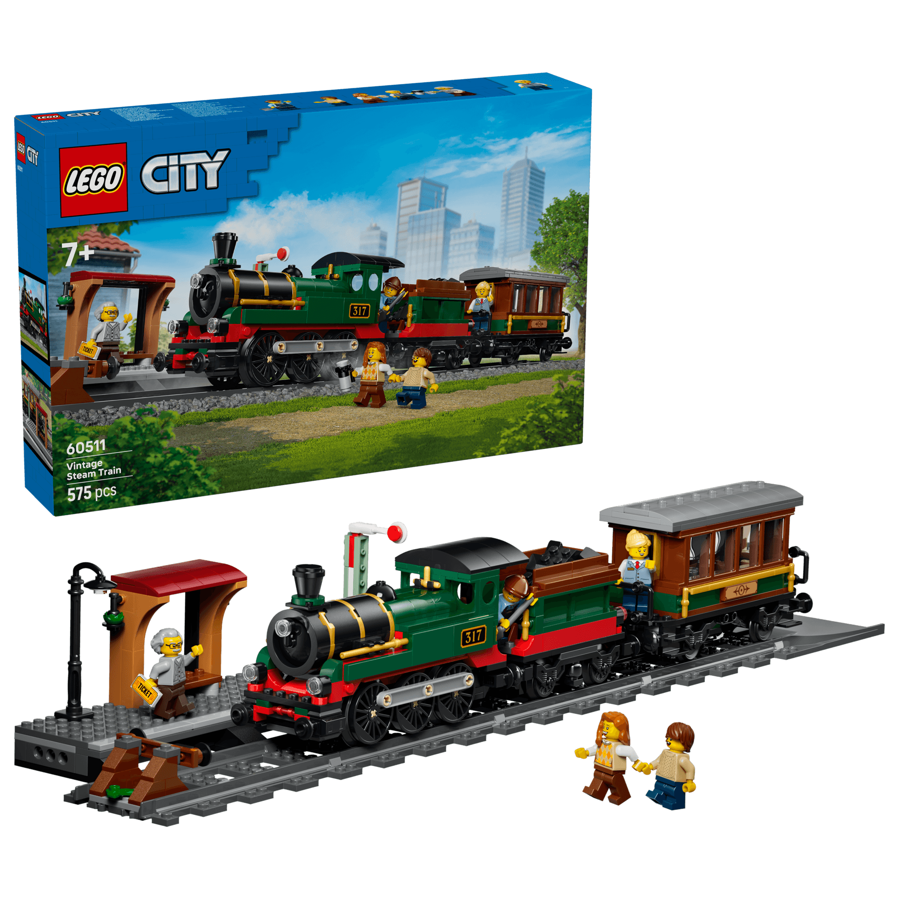 LEGO City 60511 Vintage Steam Train