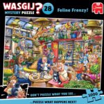 Wasgij? Mystery 28 Feline Frenzy! 1000pc Puzzle
