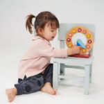 Mentari Wooden Teaching Clock