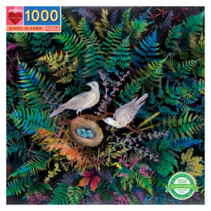 Eeboo Birds In Fern Puzzle 1000pc