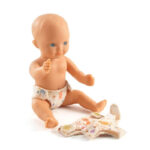 Djeco Pomea Baby 3 nappies for dolls