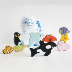 Le Toy Van Ocean Stacking Animals & Bag