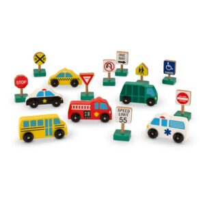 M&D Wooden Traffic Signs and Vehicles