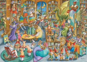 Ravensburger Midnight at the Library Puzzle 1000pc