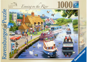 Ravensburger Leisure Days No. 7 Evening On The River 1000pc Puzzle