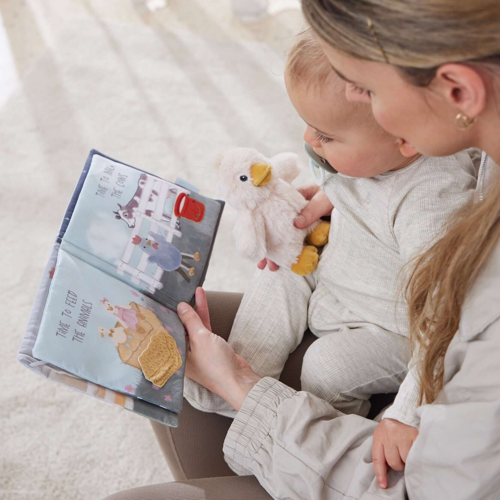 Jiggle & Giggle Fun on the Farm Activity Fabric Book & Toy Set