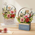 DIY Wooden Bloom Flower Basket