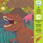 Djeco DJ9726 Scratch Cards Dinosaur