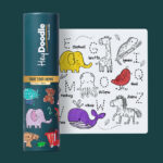 Hey Doodle Reusable Colouring Mini Mat Into the Wild