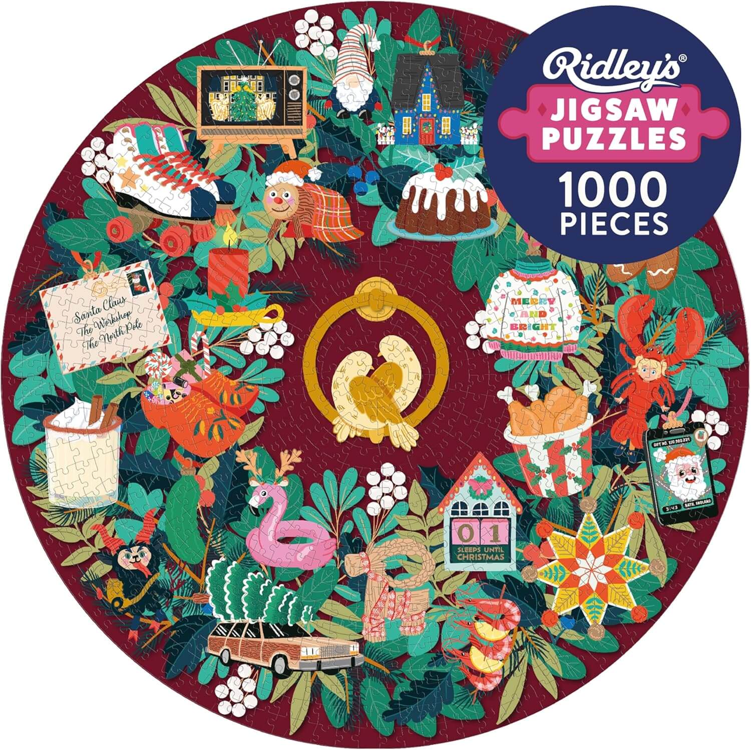Ridley's Christmas Countdown Puzzle 1000pc