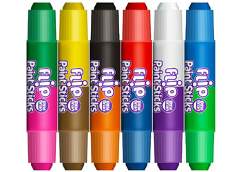 Little Brian Flip Paint Sticks 6pk