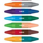 Djeco DJ8874 Dual Colour Crayons