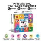 Ditty Bird First 100 Words Board Book With Sound (USB-C)