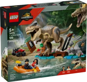 LEGO Jurassic World 76975 T. rex River Escape