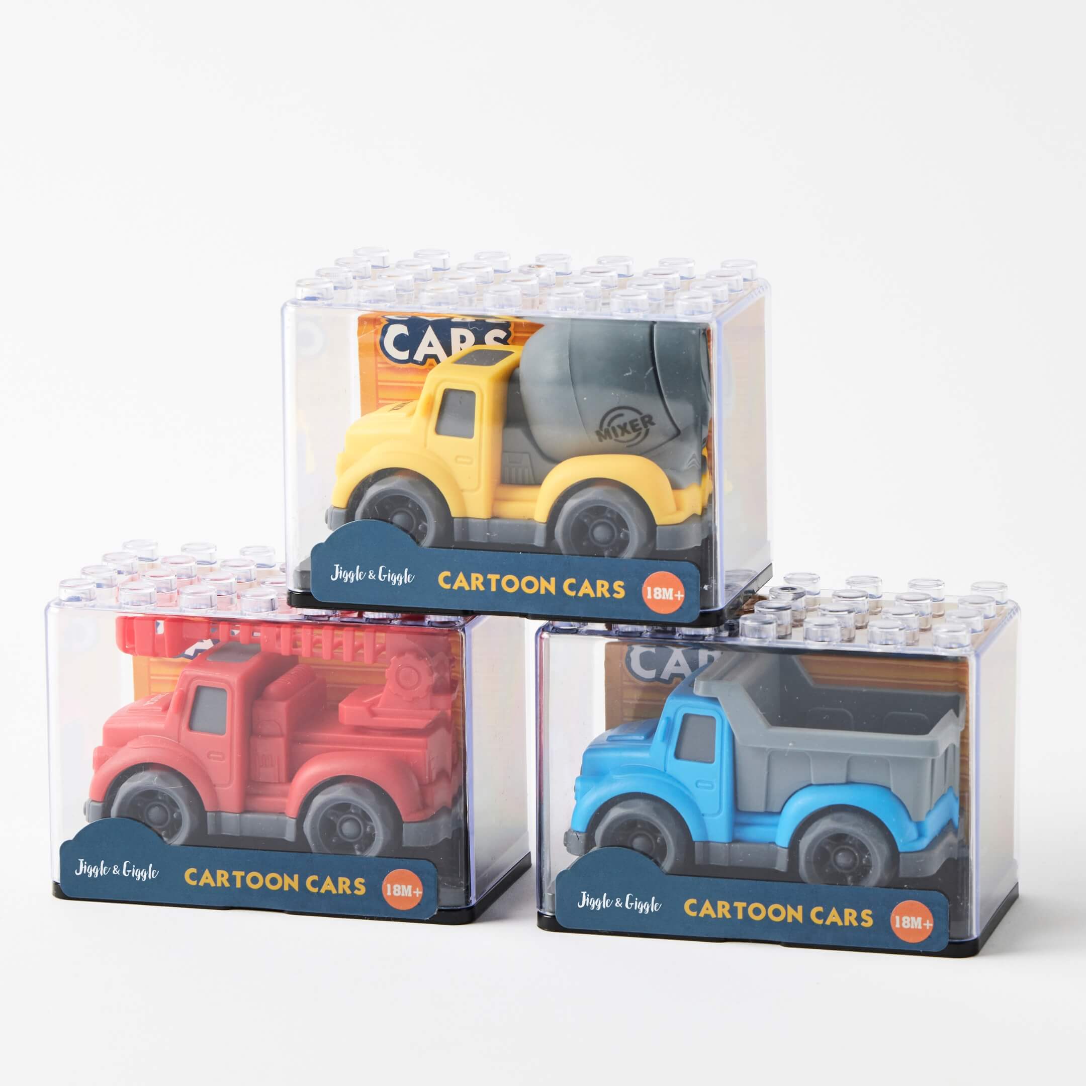 Jiggle & Giggle Bioplastic Stack & Play Utility Truck Asst (ea)