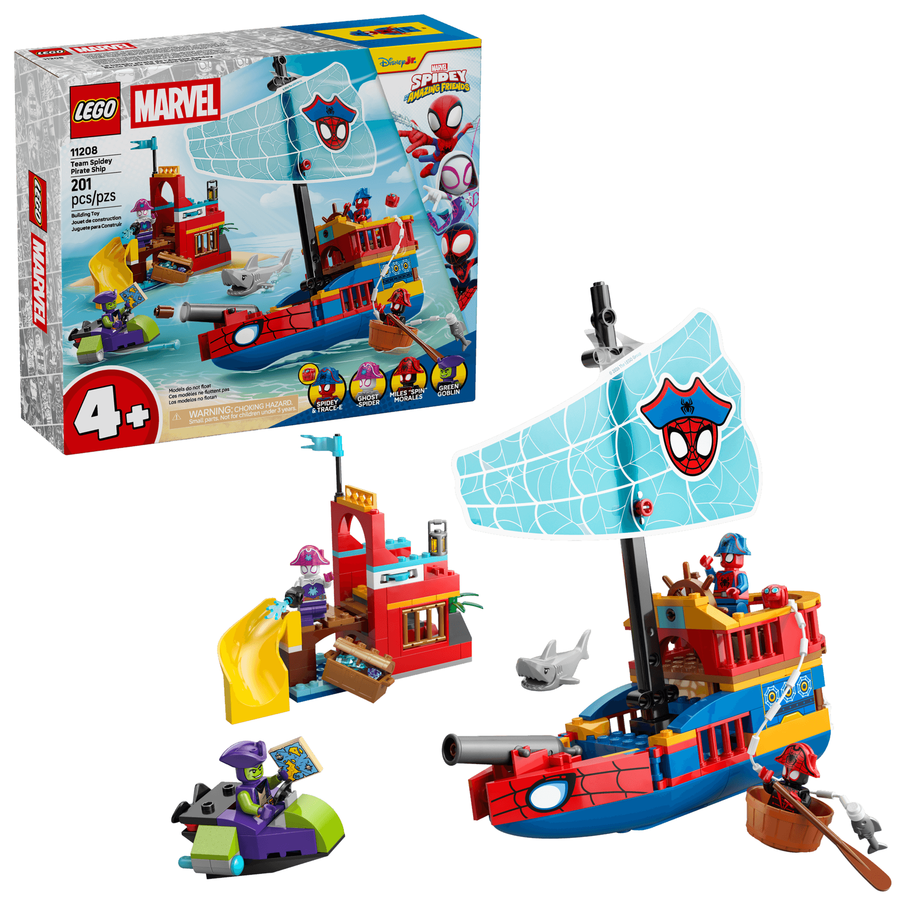 LEGO Marvel 11208 Team Spidey Pirate Ship