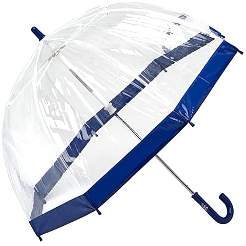 Clear with Blue Border Children’s Umbrella Clear with Blue Border Children’s Umbrella