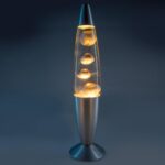 Metallic Motion Lava Lamp Silver