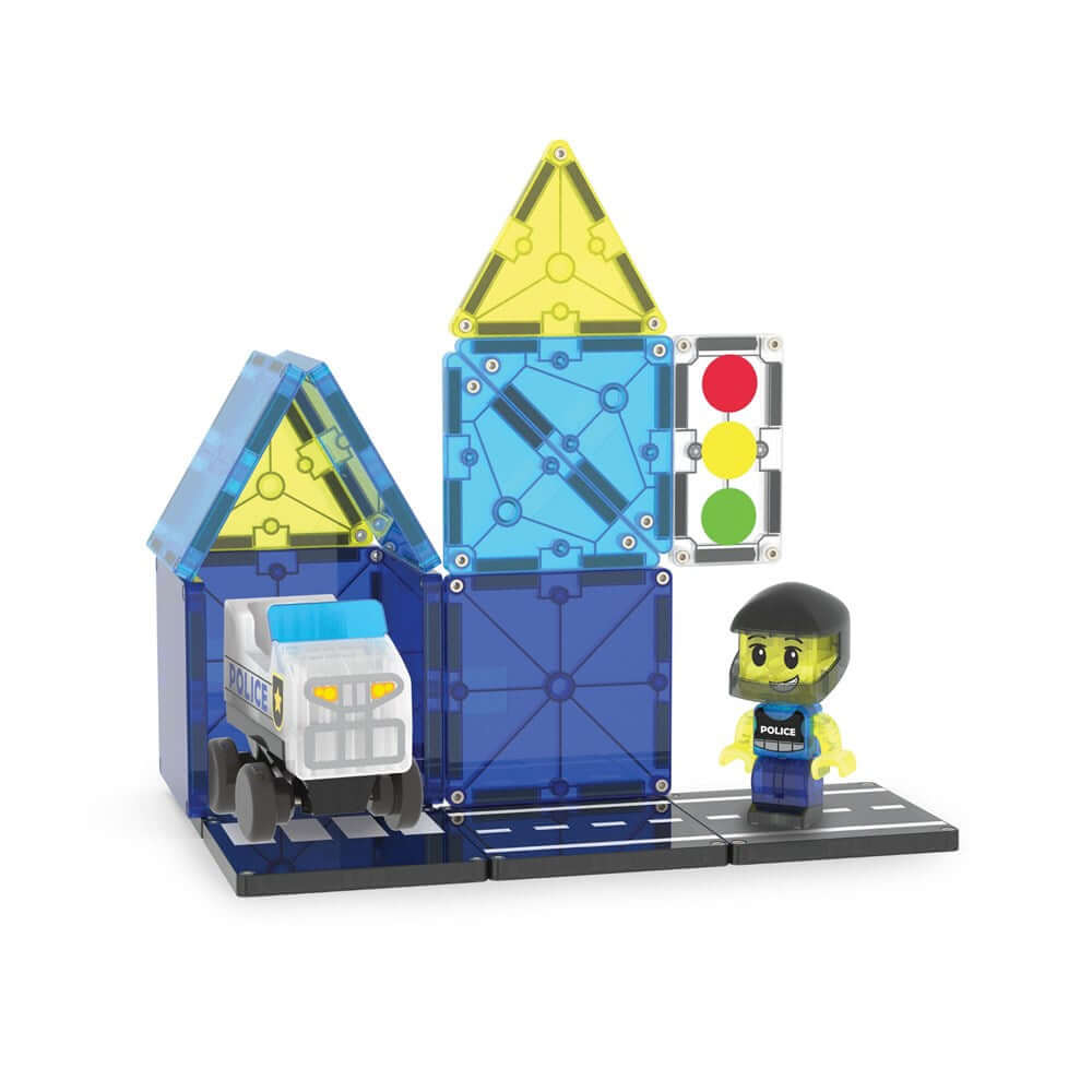 MAGNA-TILES Police Patrol 20pc Set