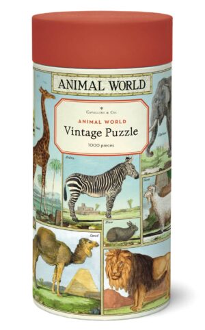 Cavallini & Co Animal World 1000pc Puzzle
