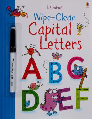 Wipe-Clean Capital Letters Book