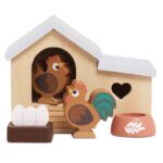 Le Toy Van LEME1202 Wooden Chicken Coop Set