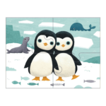Mudpuppy 4 In A Box Puzzle Set Animals Of The World