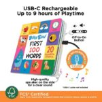 Ditty Bird First 100 Words Board Book With Sound (USB-C)
