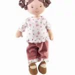Bonikka Cecilia Linen Doll With Brown Hair