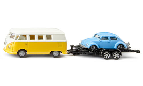 Siku 2567 VW T1 with Trailer & Beetle Siku 2567 VW T1 with Trailer & Beetle