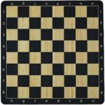 Club Chess Set Black Woodgrain