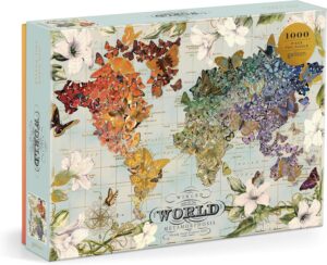 Wendy Gold Winged Metamorphosis Foil Puzzle 1000pc