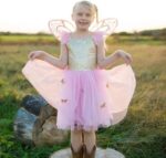 Great Pretenders Rainbow Fairy Dress With Wings Size 3-4