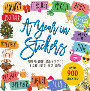 A Year in Stickers Sticker Book