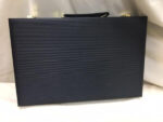 Deluxe Backgammon Black Strip Textured Set "15"