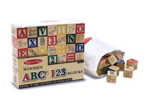 M&D Wooden ABC/123 Blocks