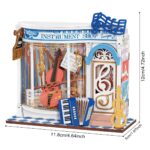 DIY Miniature Store Melody Instrument Shop