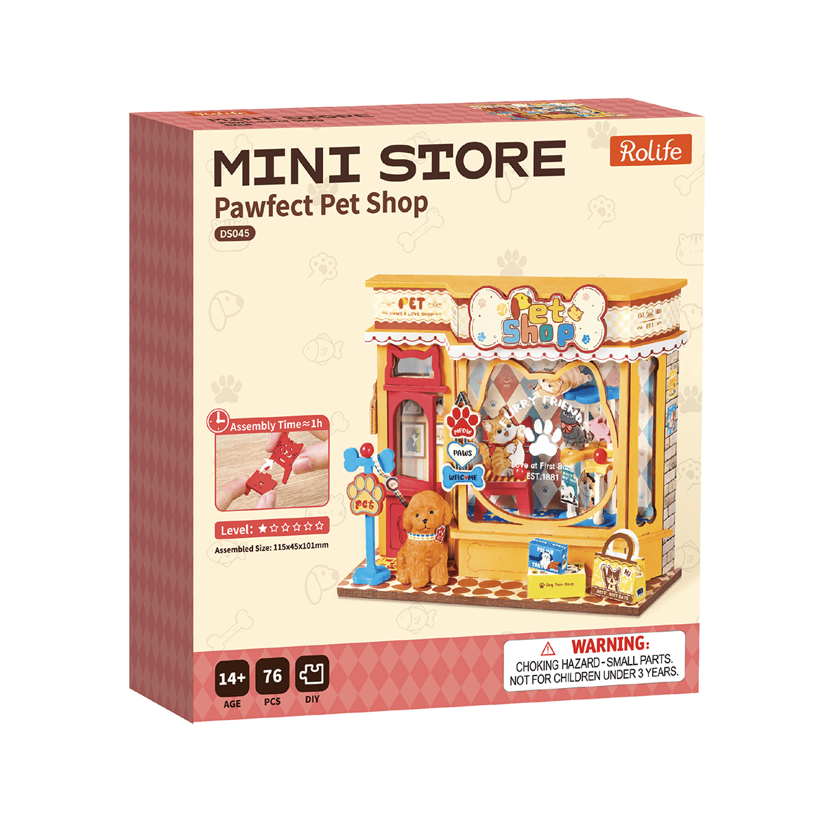 DIY Miniature Store Pawfect Pet Shop