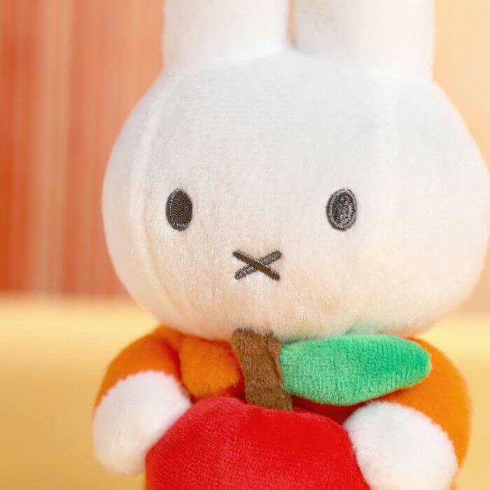 Miffy Plush With Apple 20cm